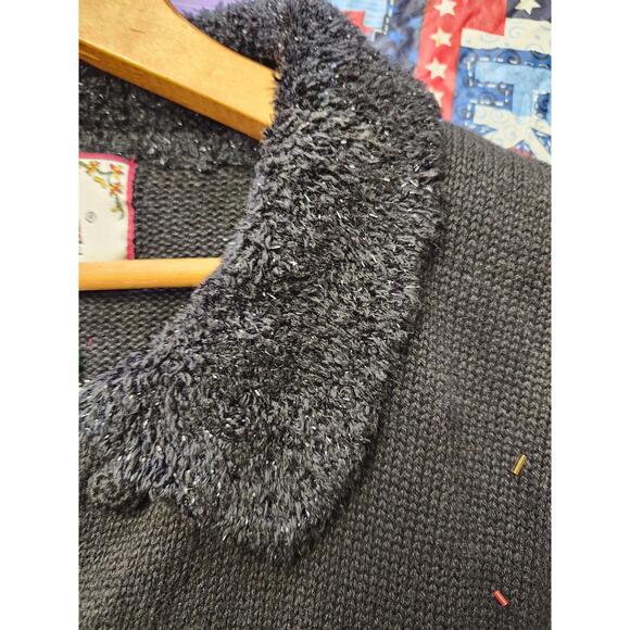 Tiara International size Medium Womens Christmas Sweater Snowmen - Picture 5 of 5